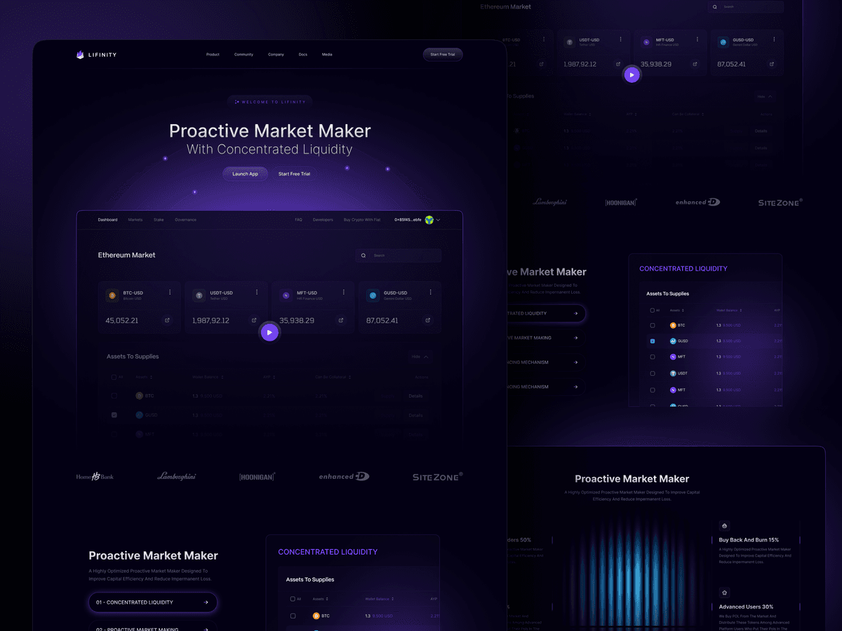 Modern web3 wallet connect button UI